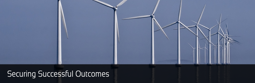 Wind turbine shot - Securing Successful Outcomes